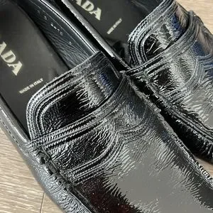 Men’s Prada driving shoes, black patent, size 9 Prada | Shoes | Mens Prada Driving Shoes Black Patent Size 9  main image 4